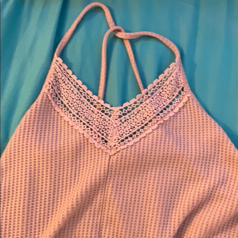 Tan crop top